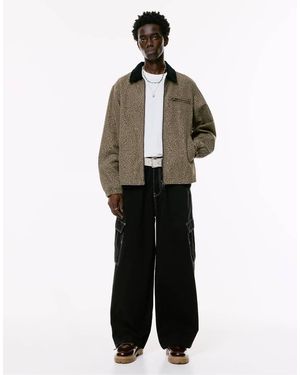 Pull&Bear Jacket With Corduroy Collar - Multicolour