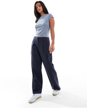 Miss Selfridge Tailored High Waisted Trouser - Blue