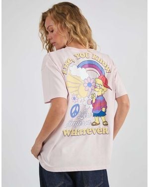 Skinnydip London The Simpsons Lisa Like You Know Whatever T-Shirt - White