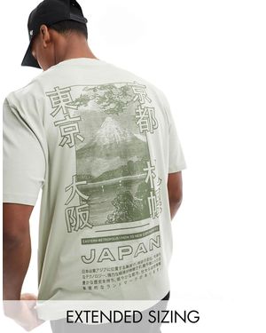 ASOS – locker geschnittenes t-shirt - Grau