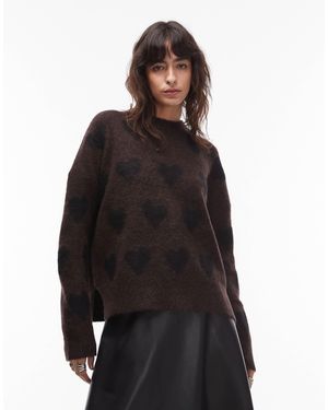 AllSaints Amora - pull - marron/ - Noir