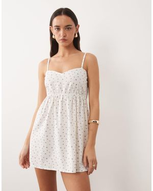 esmé studios – mini-strandkleid - Weiß