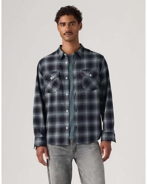 Levi's Relaxed Fit Western Shirt - Blue