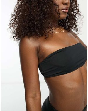 Cotton On Top Bikini A Fascia - Nero
