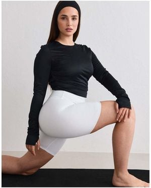 Aim'n Luminous Draped Long Sleeve - Black
