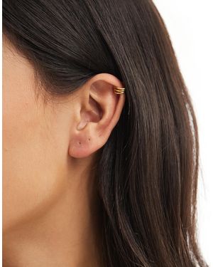 Kingsley Ryan Triple Band Ear Cuff - Black