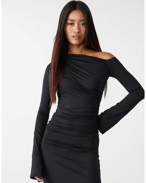 Stradivarius – minikleid - Schwarz