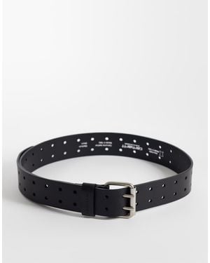 Carhartt Double Script Leather Belt - Black