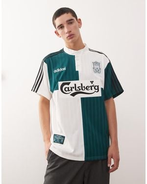 adidas Originals Adidas Football Liverpool 95 Away Bring Back Jersey - Green