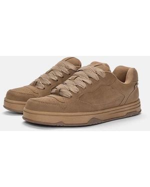 Pull&Bear Skate Trainers - Brown