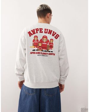 Aape By A Bathing Ape Aape by a bathing ape - sweat ras - Blanc