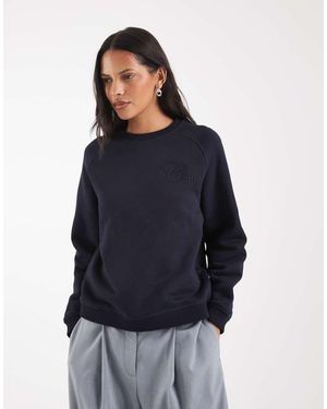 GANT Sudadera Oscuro Con Logo - Azul
