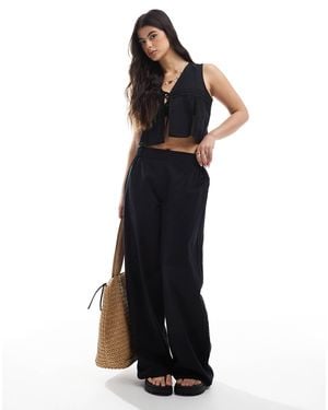 esmé studios Esmee Exclusive Beach Pants Set - Black
