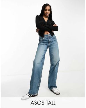 ASOS Asos design tall – weite jeans - Blau