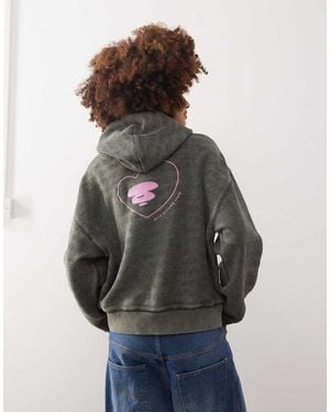 Aape By A Bathing Ape Aape By A Bathing Ape Logo Back Print Hoodie - Blue