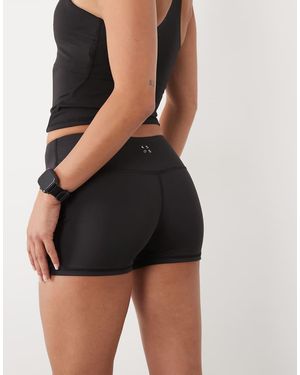 4505 Active 3 Inch Booty Shorts - Black