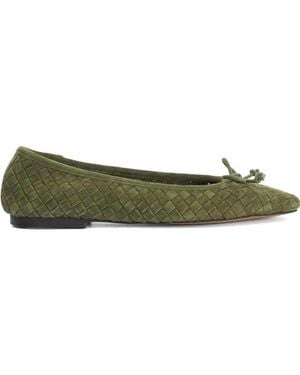 Dune Heat Ballet Court Shoes - Green