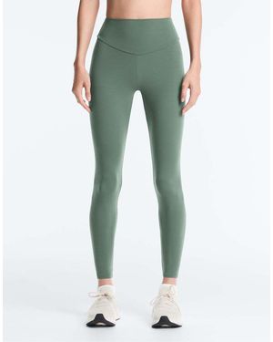 Oysho Comfortlux High-Rise Ankle-Length Leggings - Green