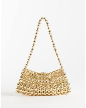 ASOS Pochette Con Perline Metalliche - Metallizzato