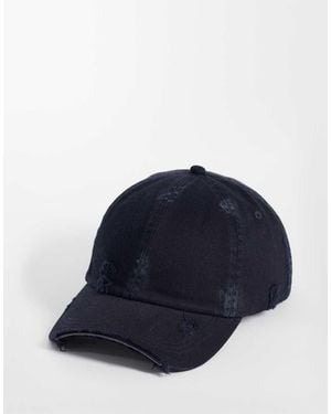 Weekday Distressed Cap - Blue