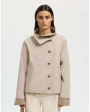 SELECTED Trenchcoat - Natural