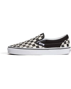 Vans Zapatillas Slip-On Negras Clásicas - Blanco