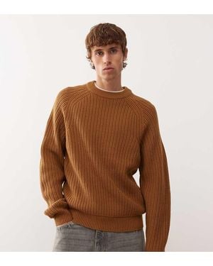 Collusion Knitted Sweat - Brown