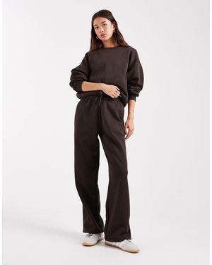 ONLY Straight Leg Jersey joggers Co-ord - Black