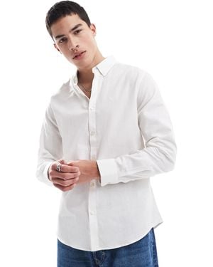 Threadbare Long Sleeve Shirt - White