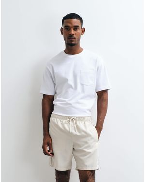 Cotton On Short baggy nomade en écru - Blanc
