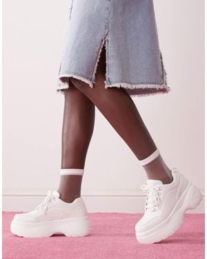 Koi Footwear Koi Jennie Striker Chunky Bubble Sneakers - Pink