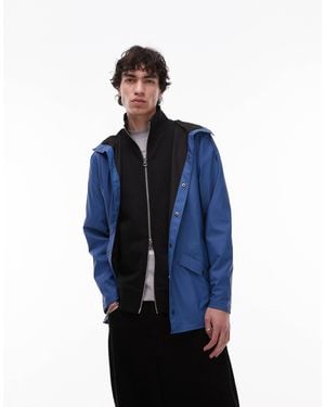 Rains – 12010 – wasserdichte, kurze jacke - Blau