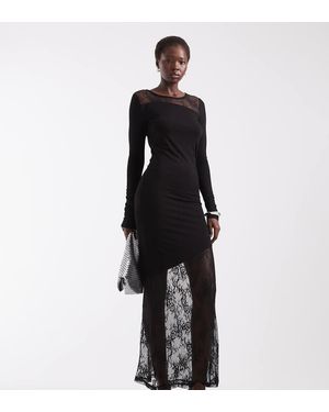 Noisy May Vestito Lungo Con Inserto - Nero