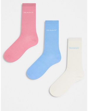 GANT – 3er-pack baumwollsocken - Blau