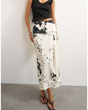 TOPSHOP Gonna Lunga Avvolgente - Neutro