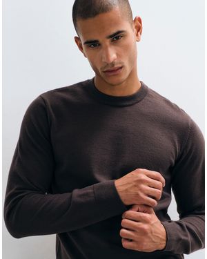 Threadbare Strickpullover mit rundhalsausschnitt - Schwarz