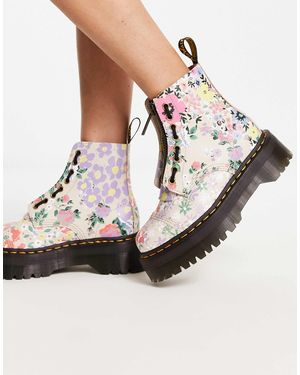 Dr. Martens Sinclair Flatform Boots - Natural