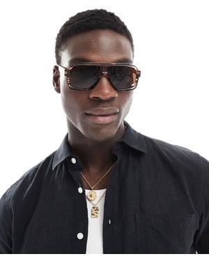 ASOS Aviator Sunglasses - Black