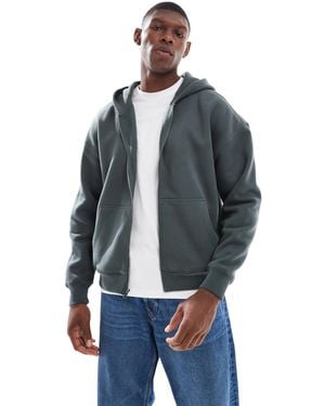 Hollister – weite kapuzenjacke - Blau