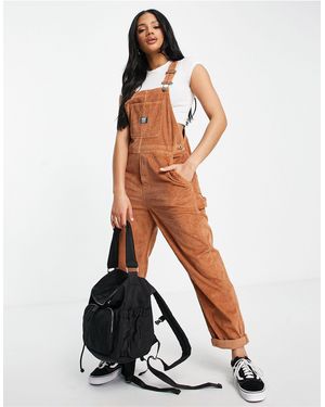 Vans Ground Work Cord Dungarees - White