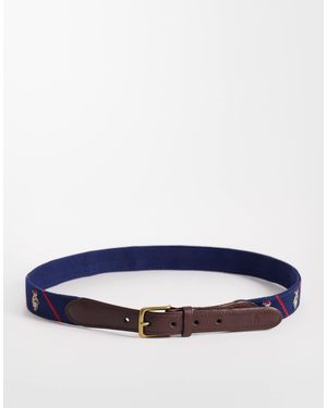 Polo Ralph Lauren Ceinture à logo ours - multicolore - Bleu