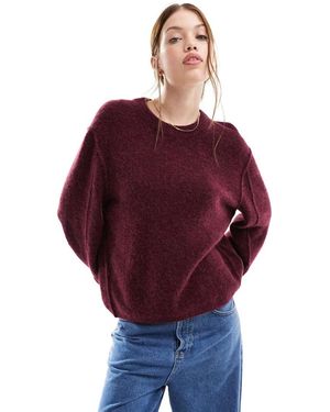 & Other Stories Maglione Vinaccia Scuro - Rosso