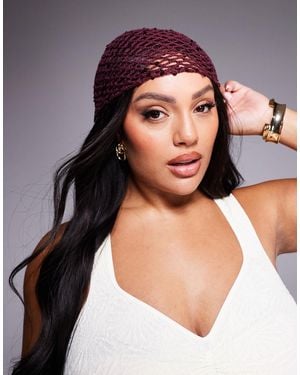 South Beach Festival Crochet Cap - Red