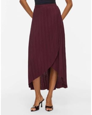 Vila Jupe maxi bordeaux - Violet