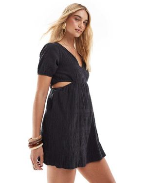 Billabong Vestido Corto Con Abertura Isn'T She Sweet De - Azul