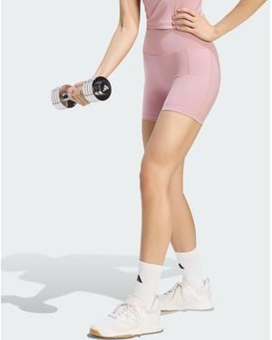 adidas Originals 3-streifen studio all me booty-short-leggings - Weiß