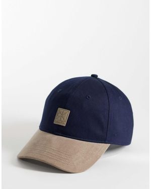 Calvin Klein Jeans – kappe mit farbblockdesign - Blau