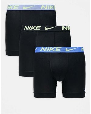 Nike Elite 3 Performance Pack Boxer Briefs - Black