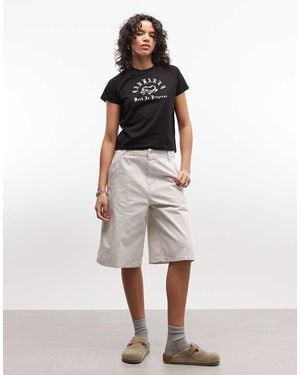 Carhartt Mercer Single Knee Relaxed Fit Shorts - Grey