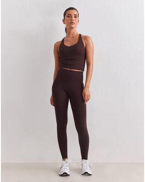 Aim'n Schokoladenfarbene sculpting-scrunch-tights - Braun